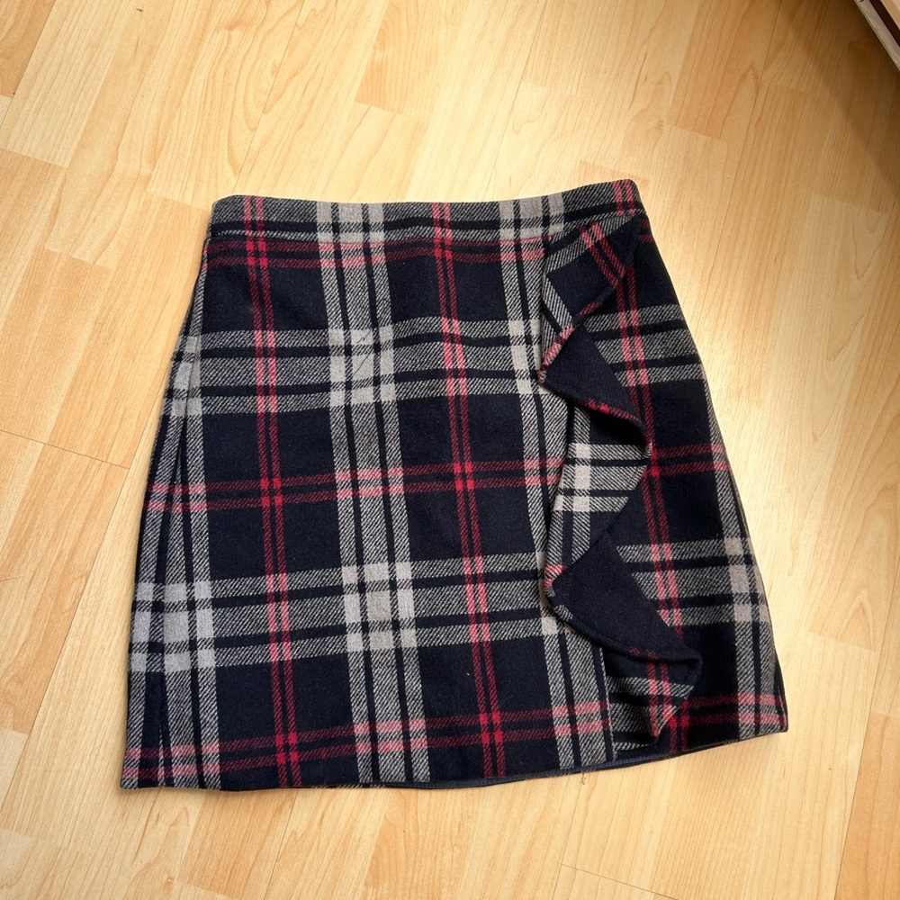 JCrew Mercantile Wool Mini Skirt
